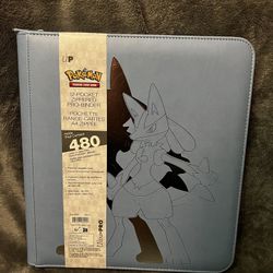 Lucario Ultra Pro 12 Pocket Card Binder