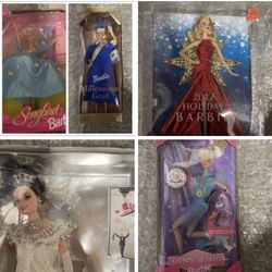 4 Barbie Dolls Lot