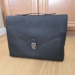 Coach Messenger Briefcase Men Pebble LEATHER