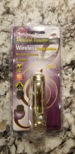 HEATH ZENITH WIRELESS LIFETIME POLISHED DOOR BELL (NEW)