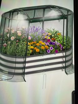 Metal Garden Pot with 4×2×1 Feet