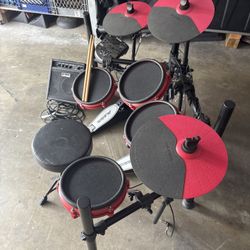 Alesis Electronic Drum Set + Amp – Ready to Play! 