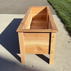 Cedar planter boxes