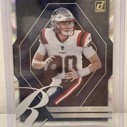 2021 Panini Donruss Elite Series Rookies Mac Jones #ESR-MJO Rookie Card RC