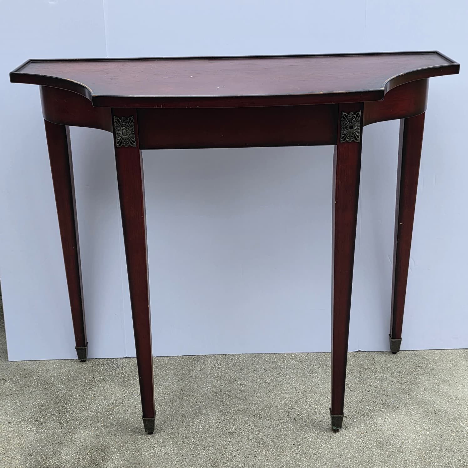 Antique Half Moon Table