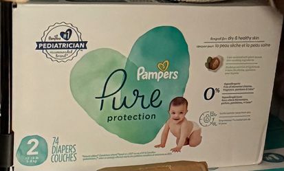 Pampers pure diapers