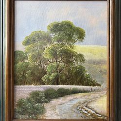 Country Road Oil Painting 