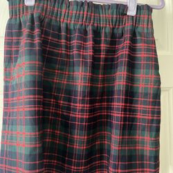 Plaid Skirt