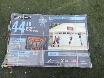 Lifetime 44" Impact Backboard and Rim Combo
