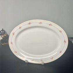 Noritake Antique 19211 To 1925 English Rose Mystery 84 Lorraine Extra Large Oval Serving Platter 10x14"