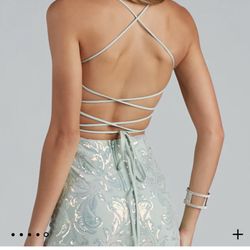 Windsor Long dress with slit; size L , Prom dress