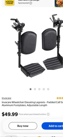 Invacare Wheelchair Elevating Legrests