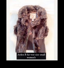 Women’s fur vest from Arden B