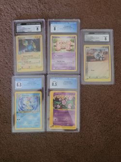 Pokémon CGC 8 Lot