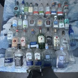 EMPTY alchohol bottles for crafting or projects
