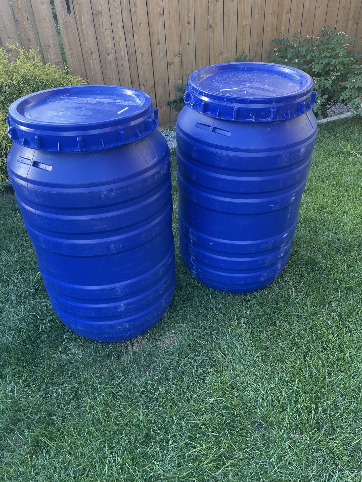 Barrels 50gallons each