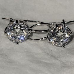Vanna K Sterling Silver CZ Earrings $40.00