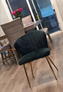 Cute Emerald Green Vanity/Desk Chair