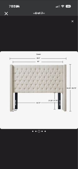 Queen size headboard