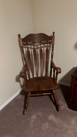 Solid oak rocking chair Solid oak rock