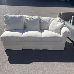 White Sectional piece 78” X 40”