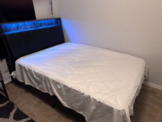 Bed Frame with LED Headboard - Full