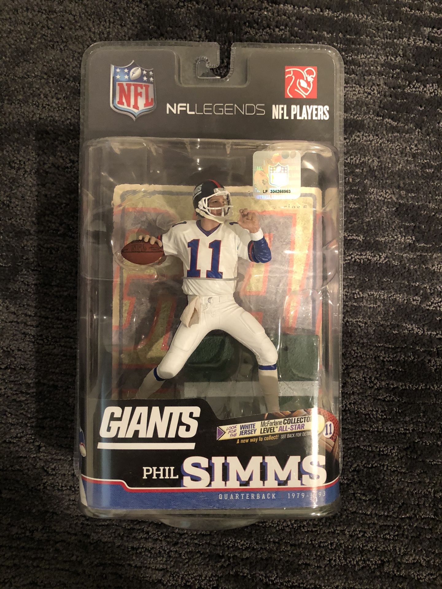 Phil Simms - McFarlane figure - RARE