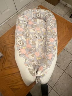 SunLoveKids Cotton Baby Lounger Nest — $30