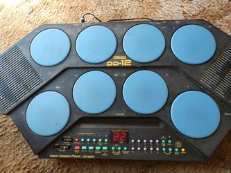 Yamaha DD 12 Digital Percussion Drum Machine Super Session Player / Scraper