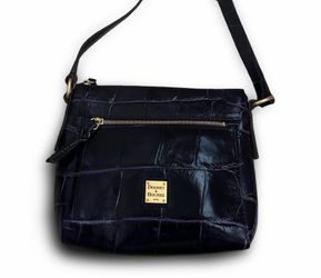 Dooney & Bourke Allison Crossbody Bag - NWOT (Croc Leather) Plum/Purple