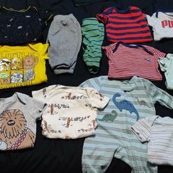 Baby Boy Clothes NB, 3, 0-3