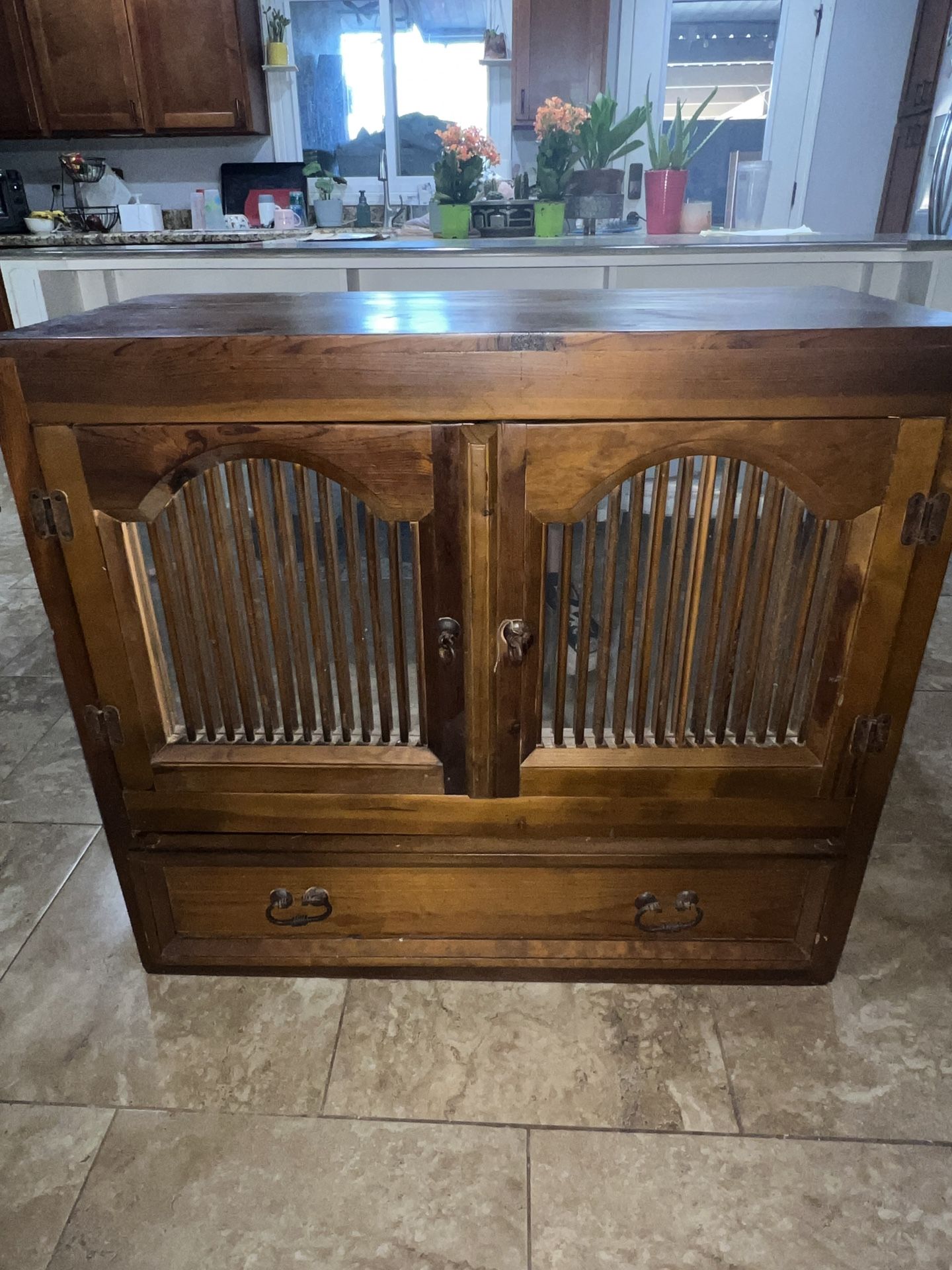 Vintage Segusino Rustic Cabinet TV Stand Console Storage Farmhouse Rustic 