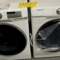 Same Day Delivery, Samsung Front Loading Washer & Dryer Set