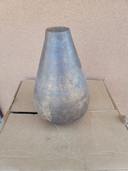 Grey Glass Vase Rustic Rehabs 