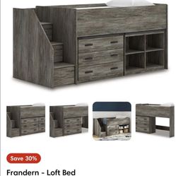 Ashely’s Twin Size Loft Bed