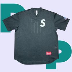 Supreme S Logo Baseball Henley (Medium)