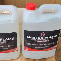 Master Flame Class A Fire Retardant – New & Sealed (2 Gallons)