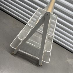 IKEA RISATORP White Utility Cart 22 1/2" 3/8" 7/8