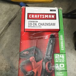 Craftsman 10 Inch Battery Powered Chainsaw Kit