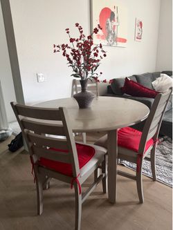 Table and chairs