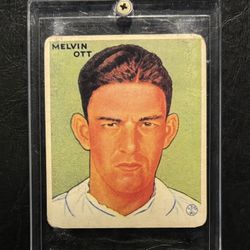 Mel Ott Goudey High End Aged Reprint