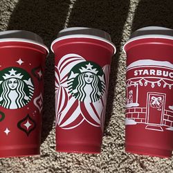 Starbucks Red cups 