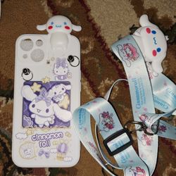 Iphone 13 Case  3D Cinnamon Roll New