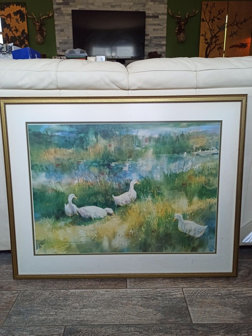 Hanging paintings. 35"X 27.5"