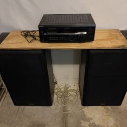 Sony Receiver And Technics Speakers