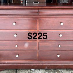 Pennsylvania house 10 drawers dresser solid wood high quality L65”*D20”*H44”(address in description)