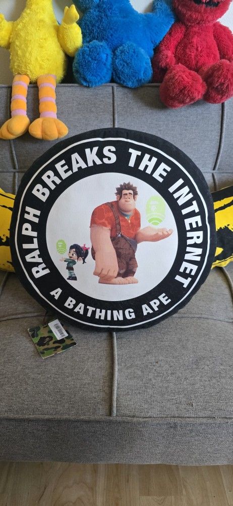 Bape Ralph Breaks The Internet Pillow