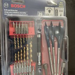 Bosch Drill And Drive Spade 39 Piece Set