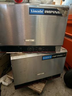Lincoln Impinger 1301 Double Stack Conveyor Pizza/pretzel Ovens – 208V – Working