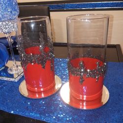 2 Pc Candle Holders